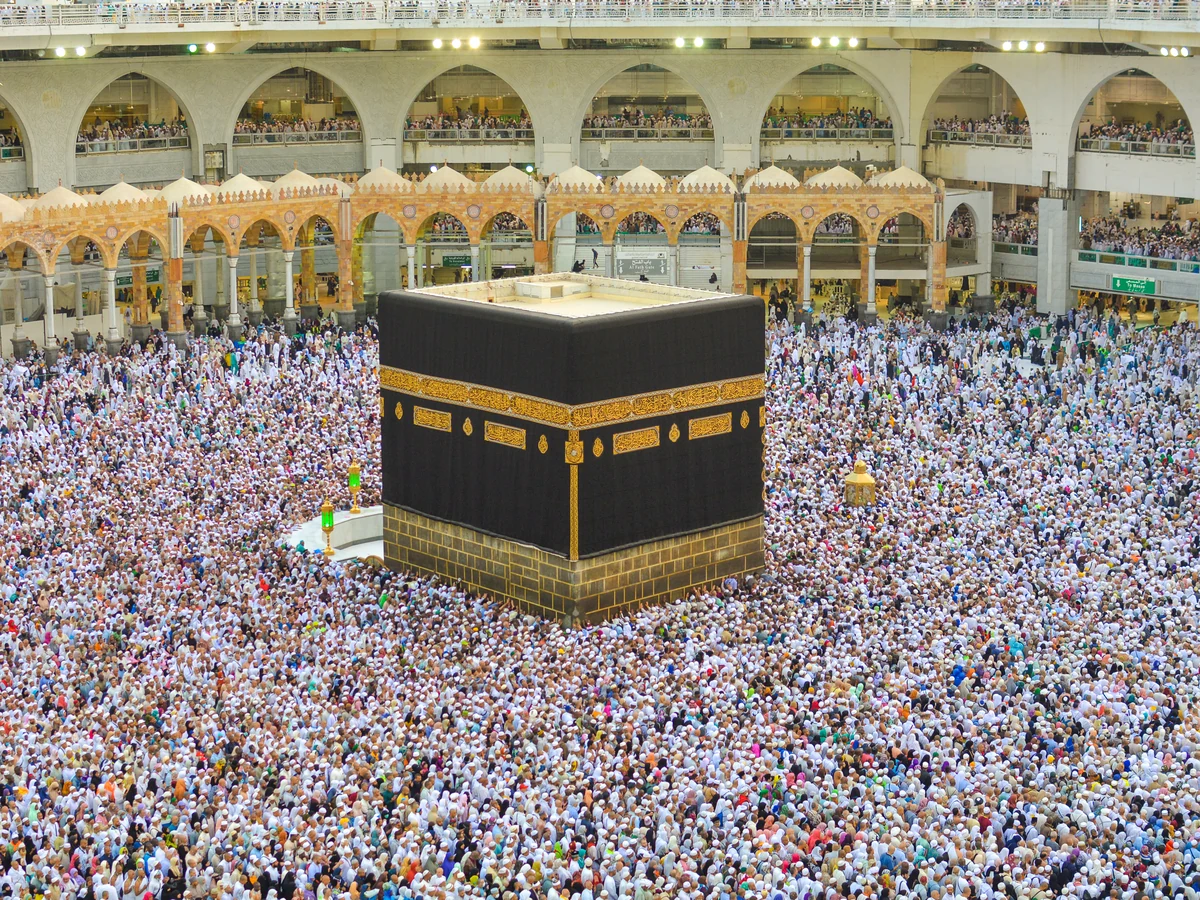 Umrah pilgrimage at the Kaaba